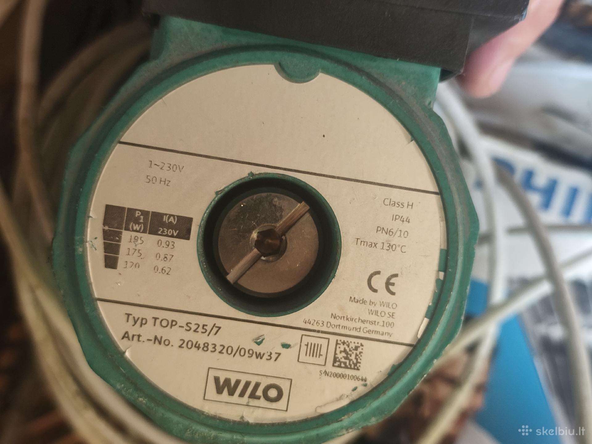 Wilo Top-s 25/7 cirkuliacinis siurblys