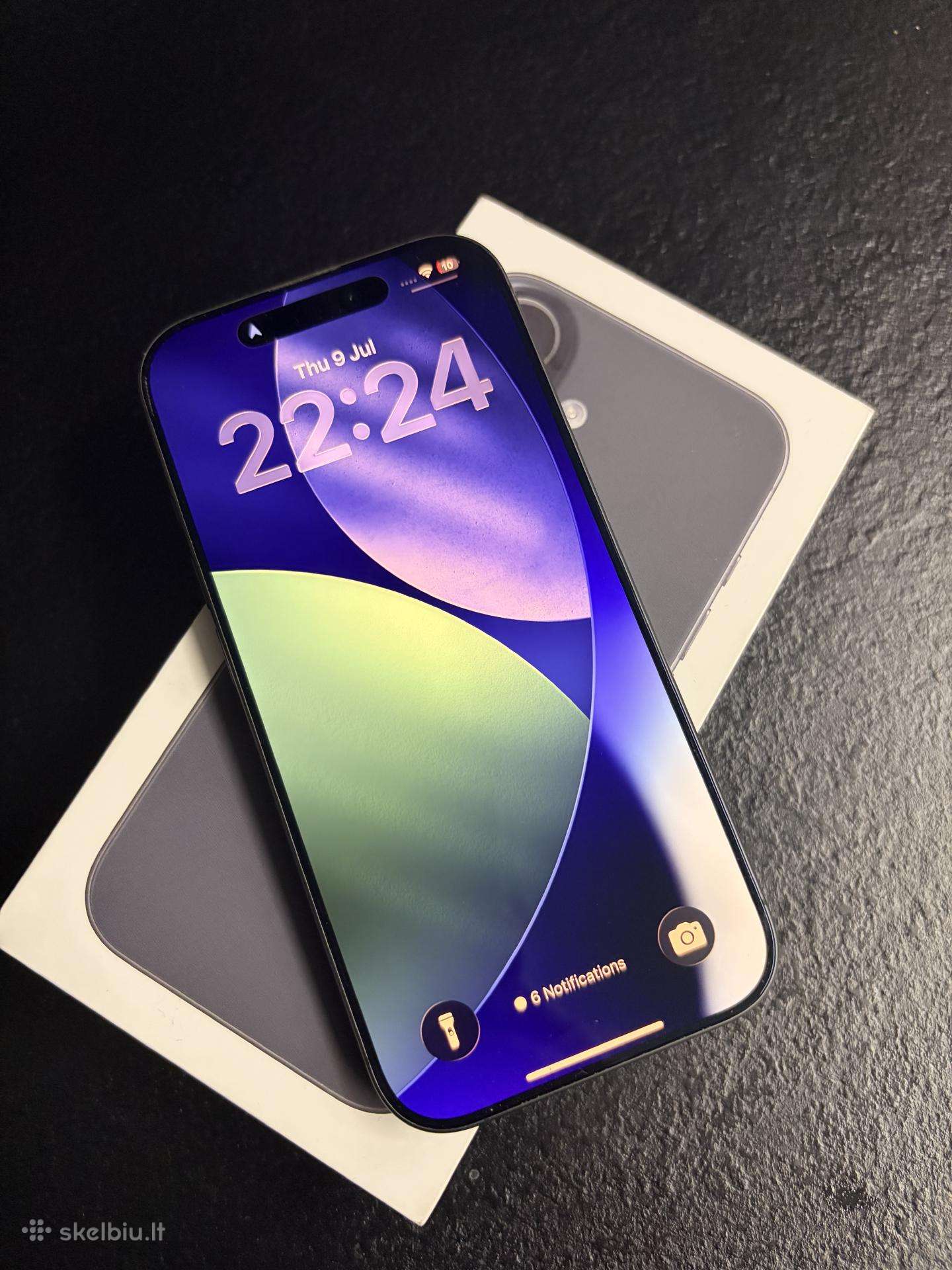 iPhone 17 256gb black kaip naujas
