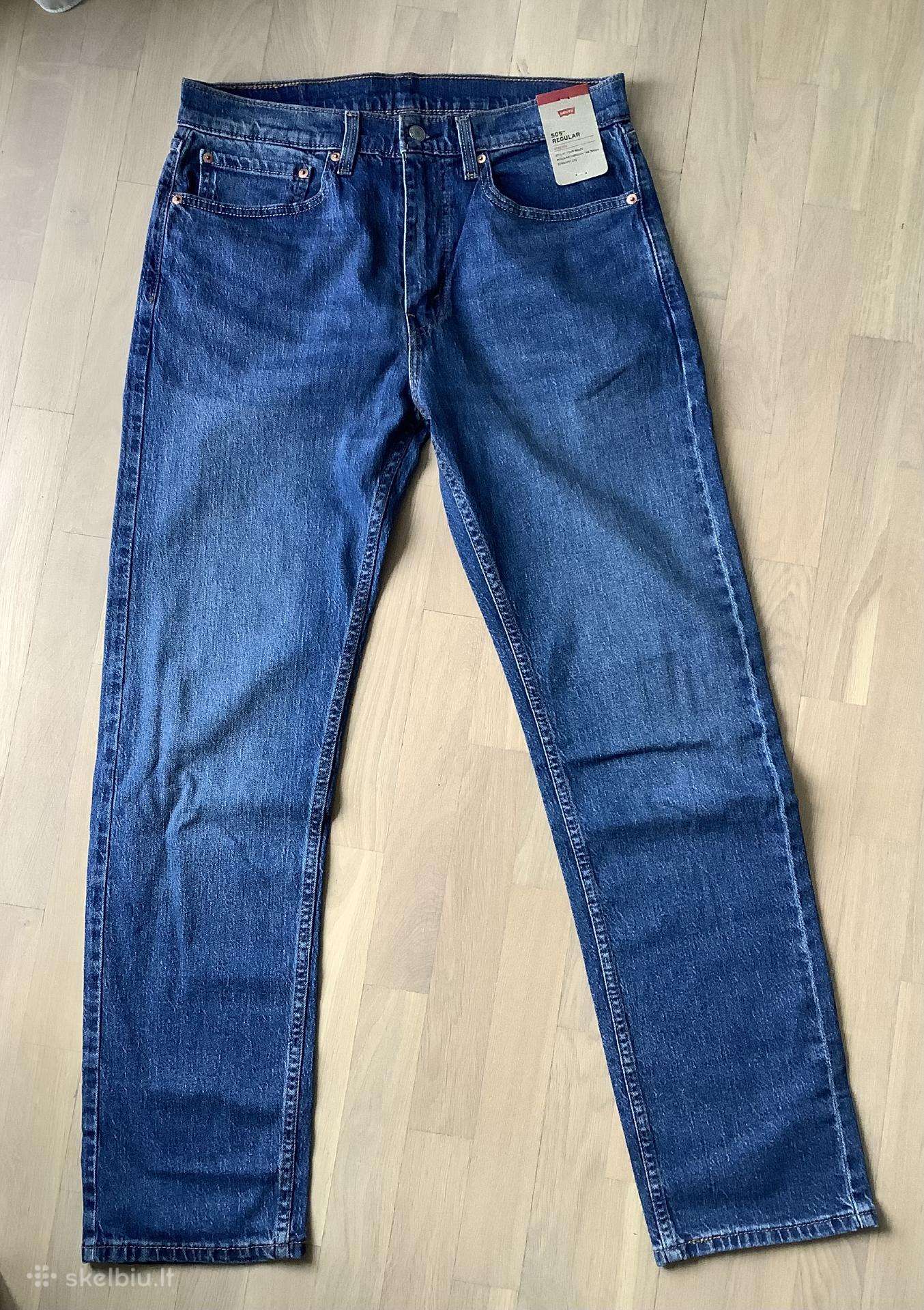 Levis 505 regular, kelnės. Dydis: 34 x 32