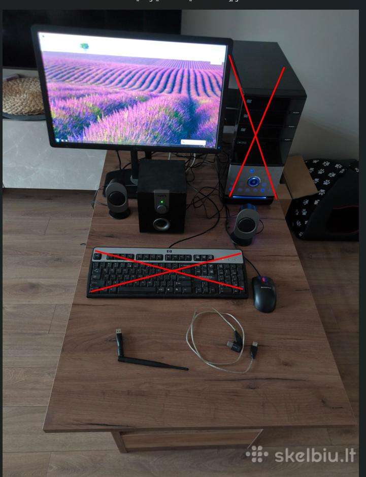 Monitorius Dell U2312hm 23" Ips + kolonėlės + Wi-f