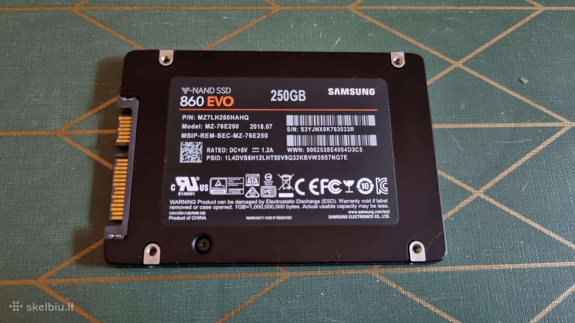 Samsung EVO 860 SSD 250gb