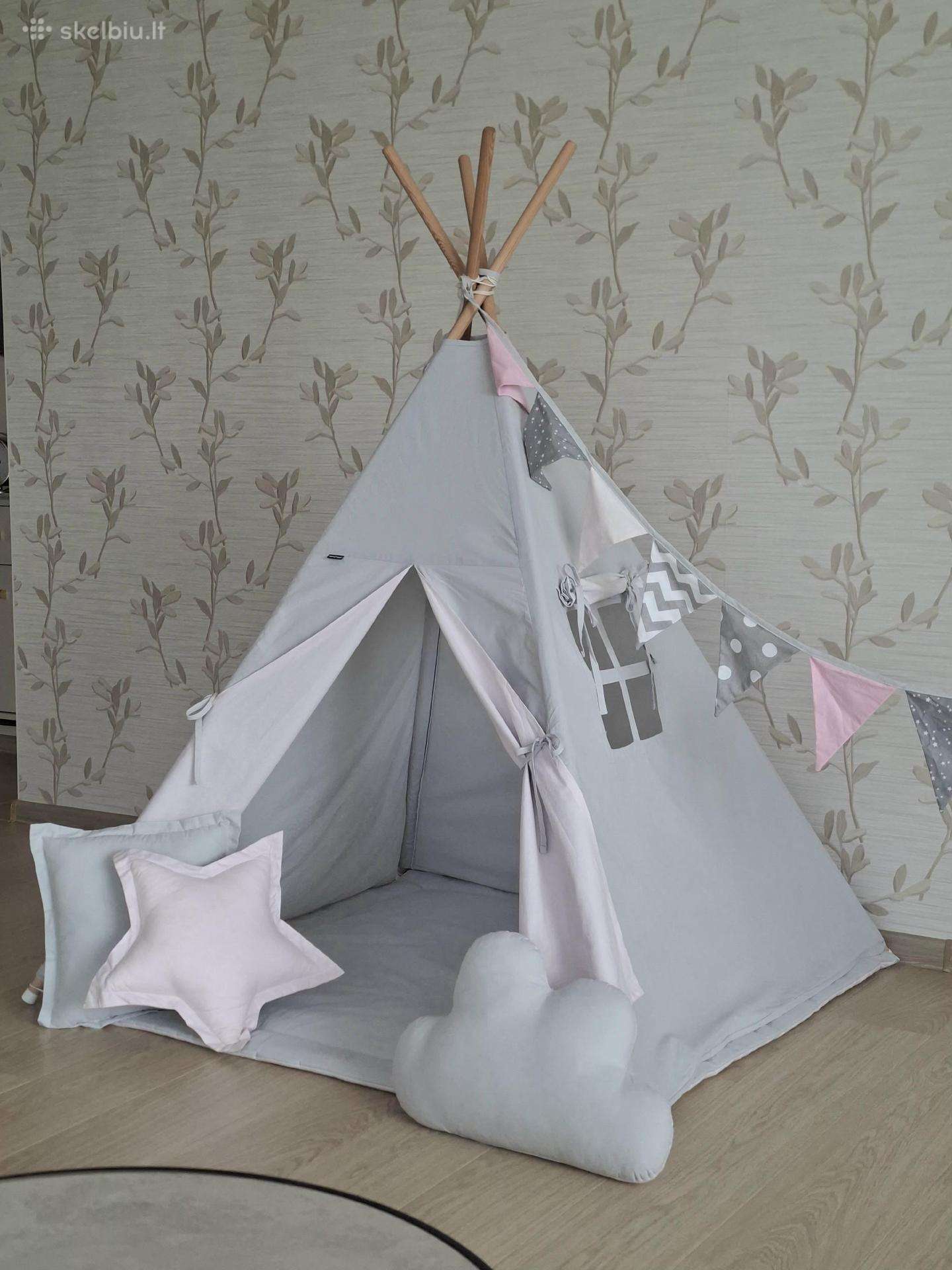 Tipi vaikiška palapinė