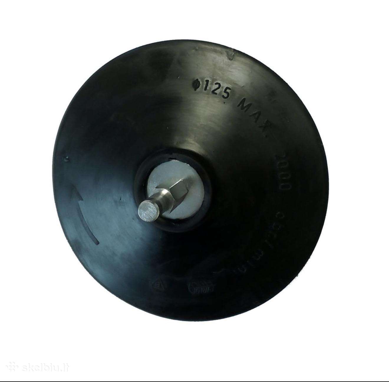 Laikiklis prisukamam diskui, 125 mm, drėlei
