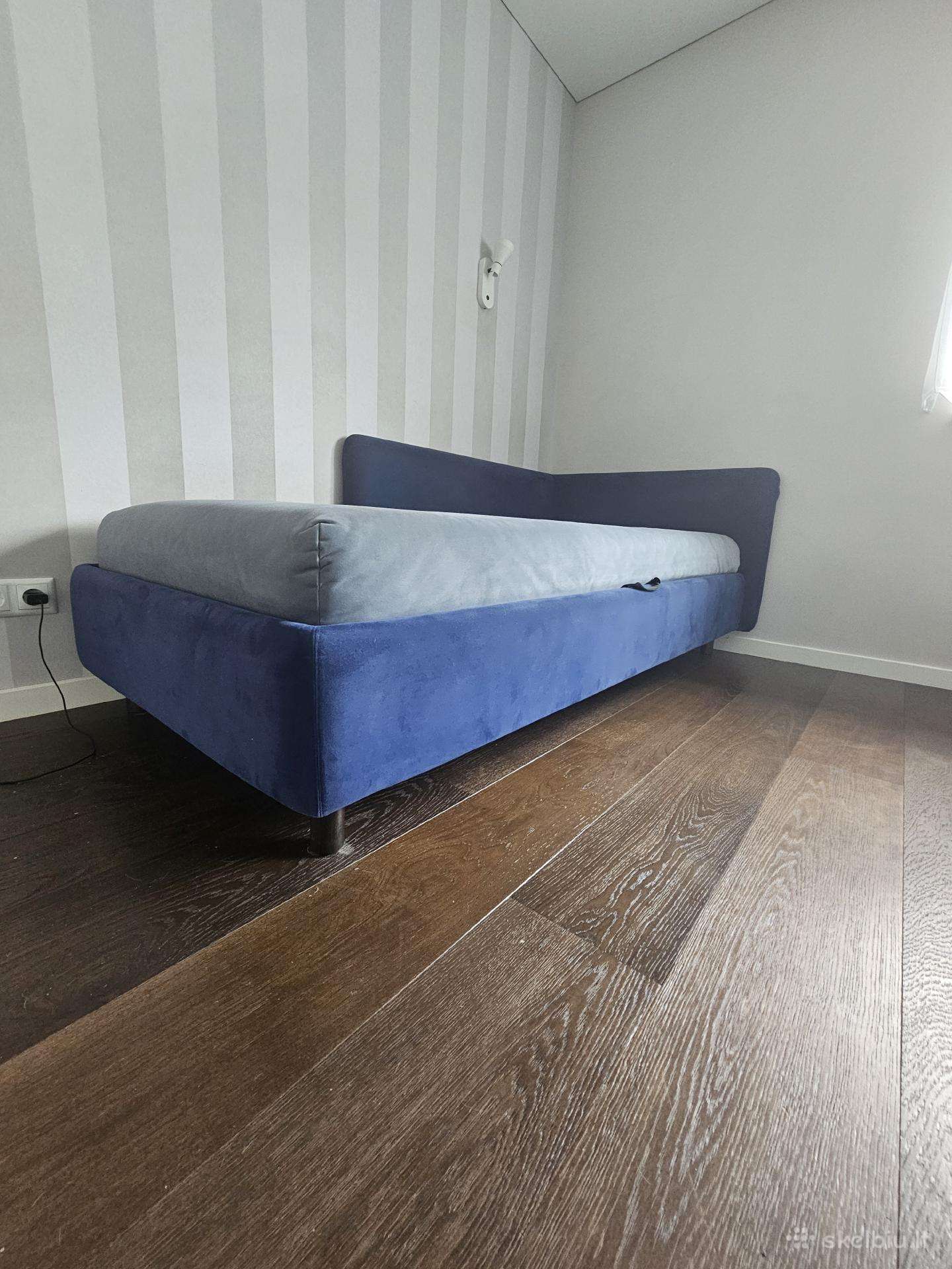 Lovely lova 90x200 su patalynės dėže ir čiužiniu