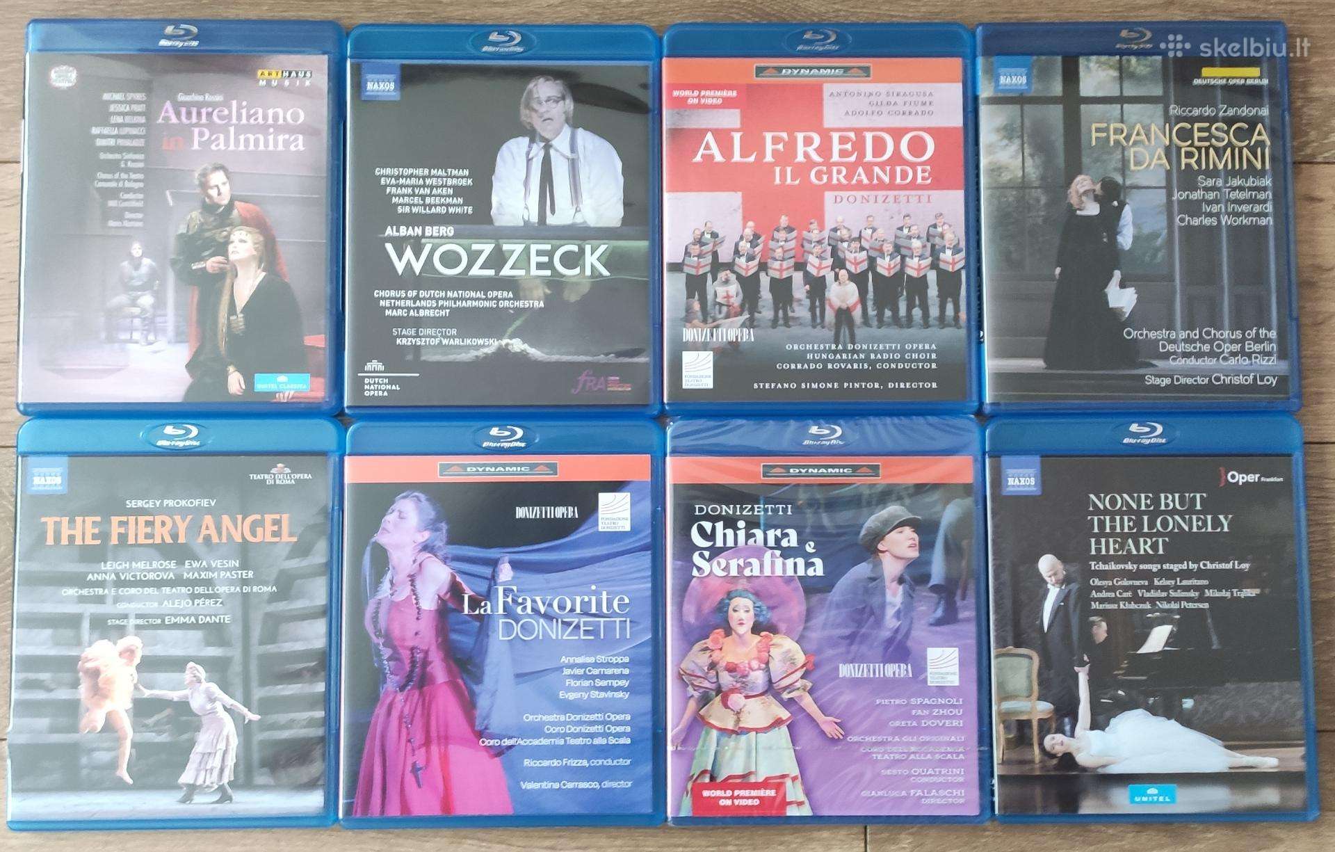 Pasaulinės operos šedevrai Blu Ray diskuose