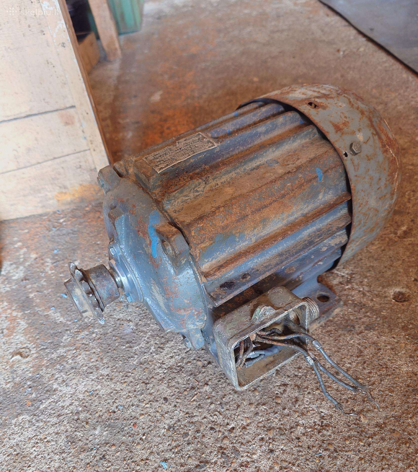Trifazis elektros variklis, 1.0 kw 1410 aps