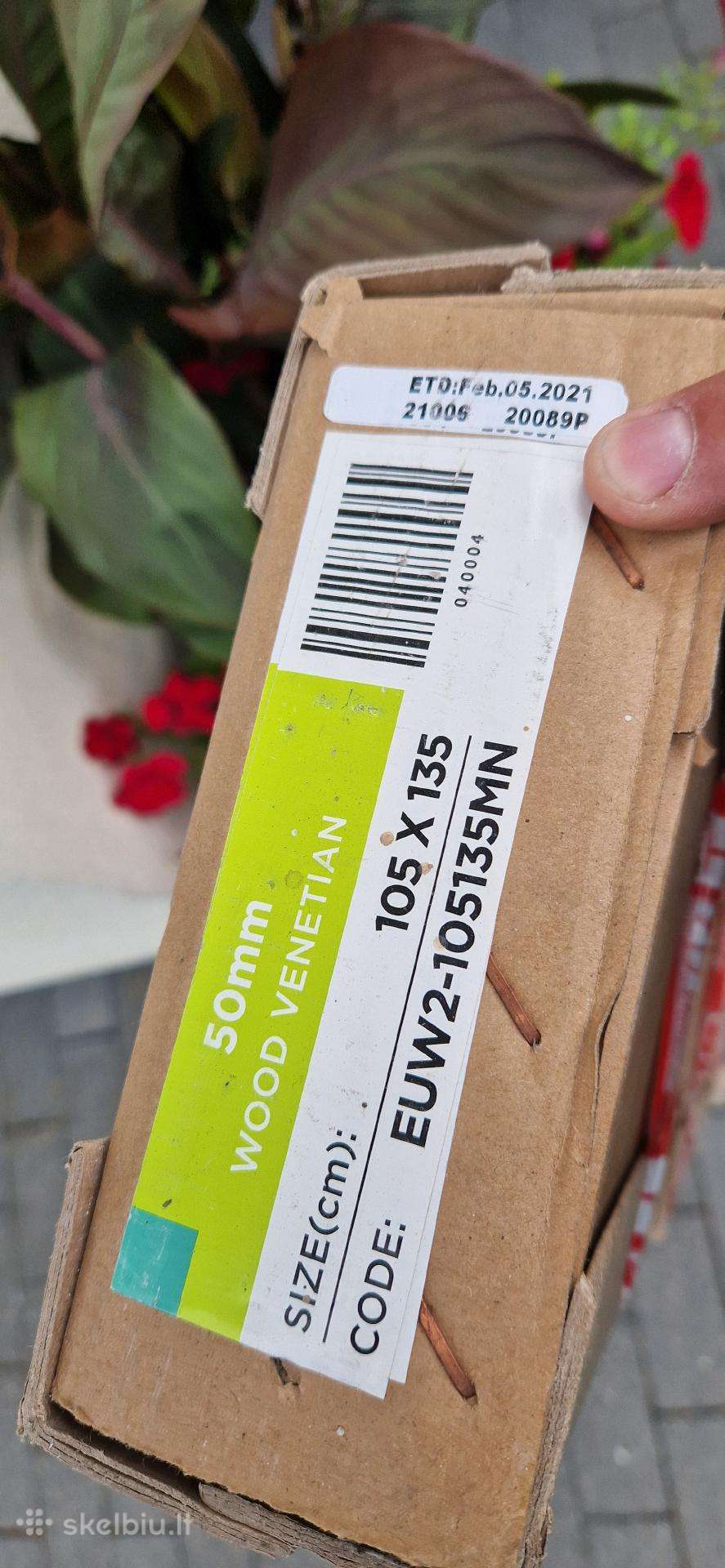 Baltos medinės žaliuzės , 2vnt
