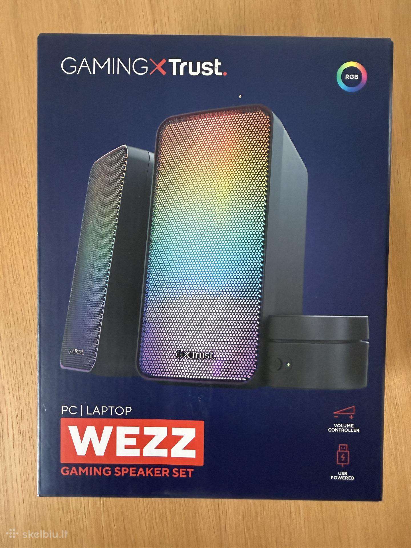 Gxtrust Wezz Pc Speakers 2.0 with Rgb Lighting