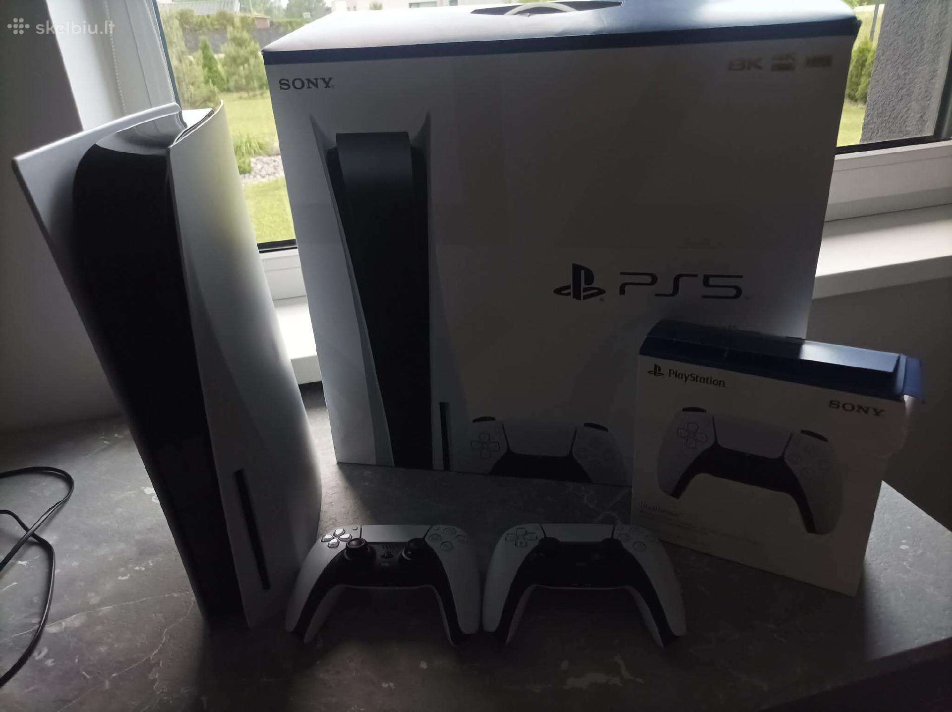 Parduodamas Playstation 5 Disk Edition su 2 pultel
