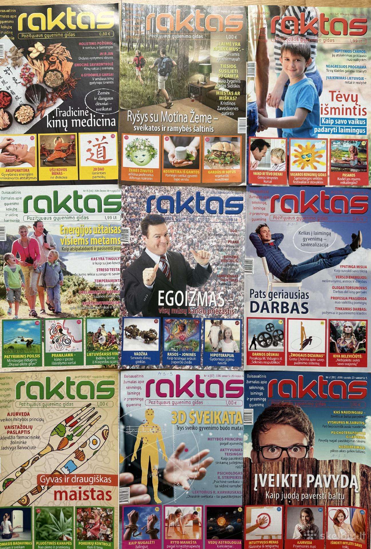 Raktas žurnalai (80 vnt komplektas)
