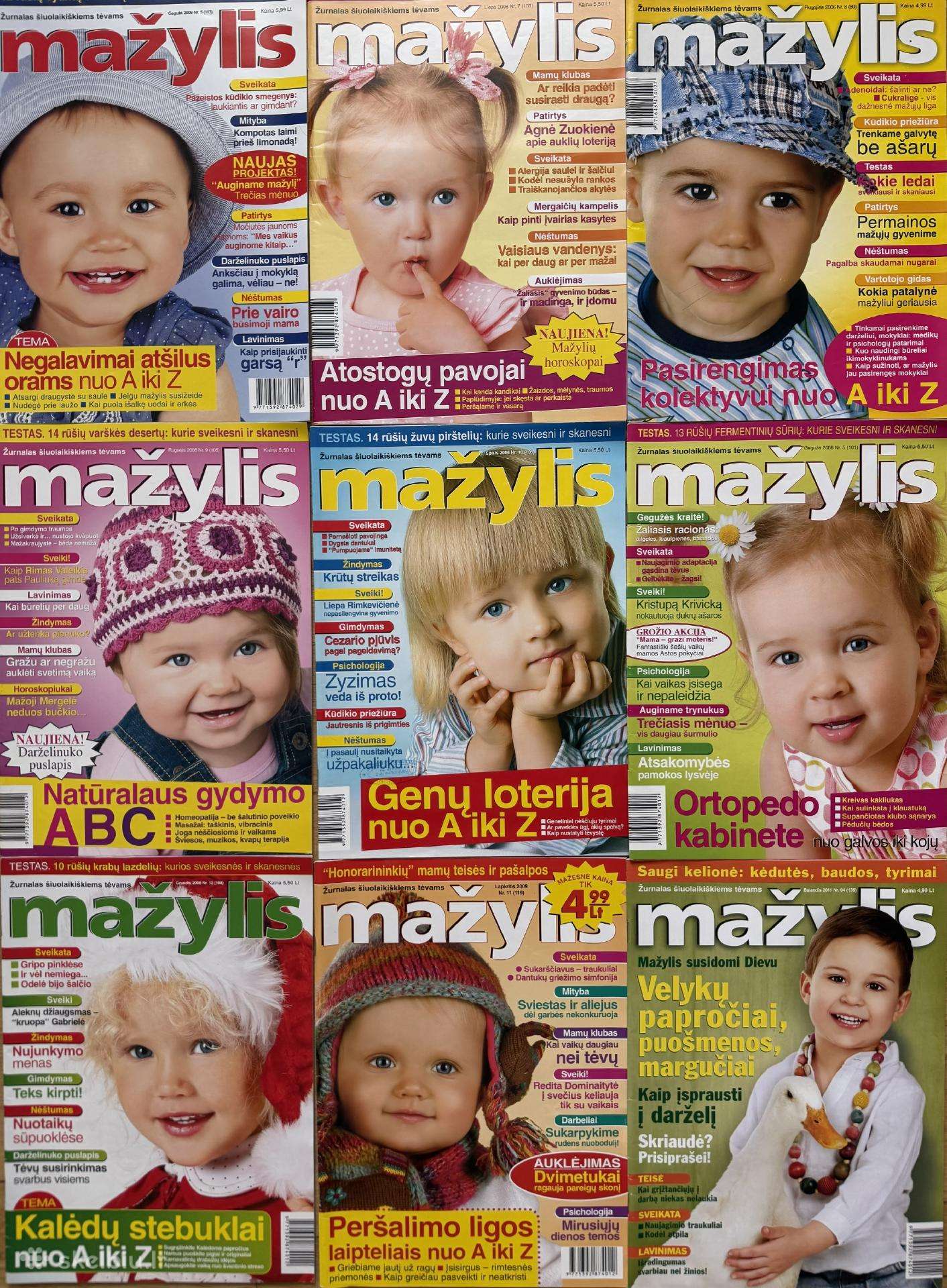Mažylis žurnalai (45 vnt. komplektas)