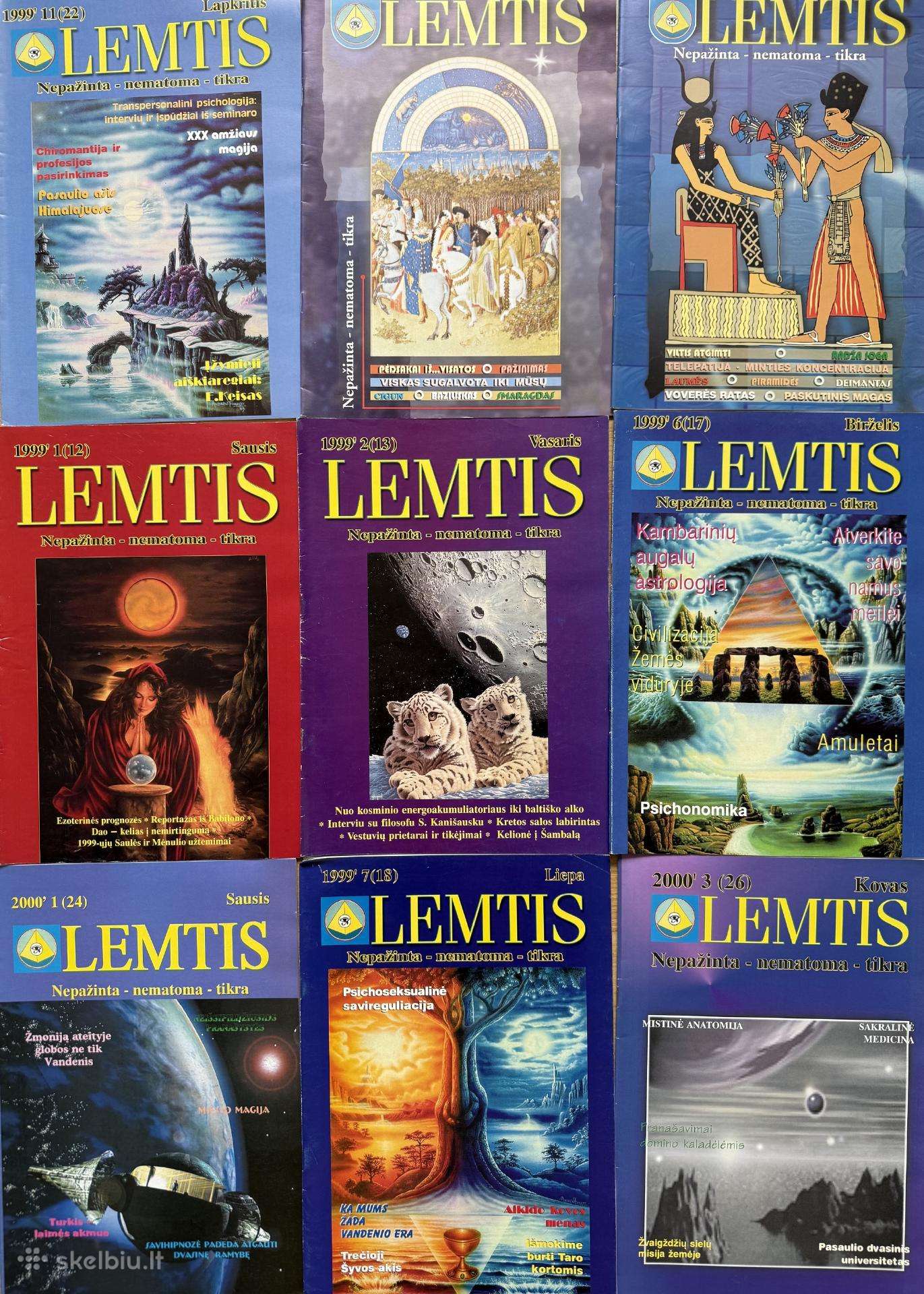 Lemtis žurnalai (30 vnt. komplektas)