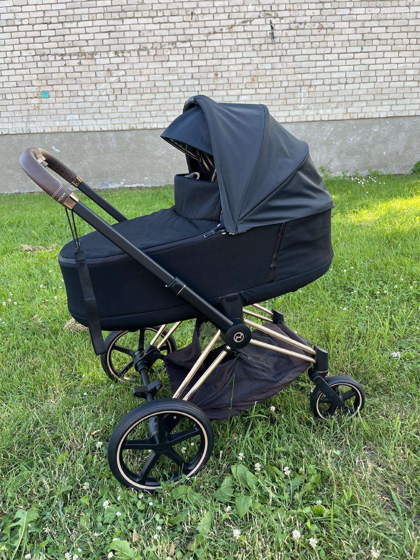Cybex priam lux lopšys su automobiline kėdute