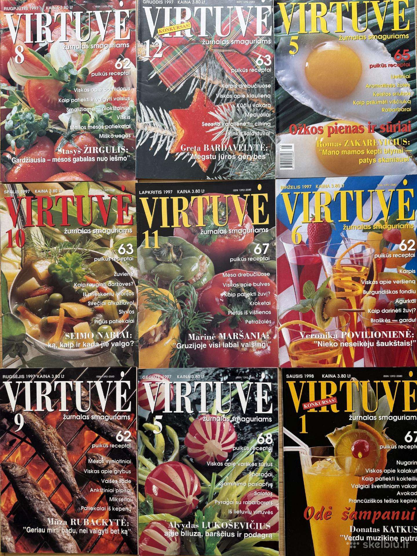 Virtuvė žurnalai (28 vnt. komplektas)