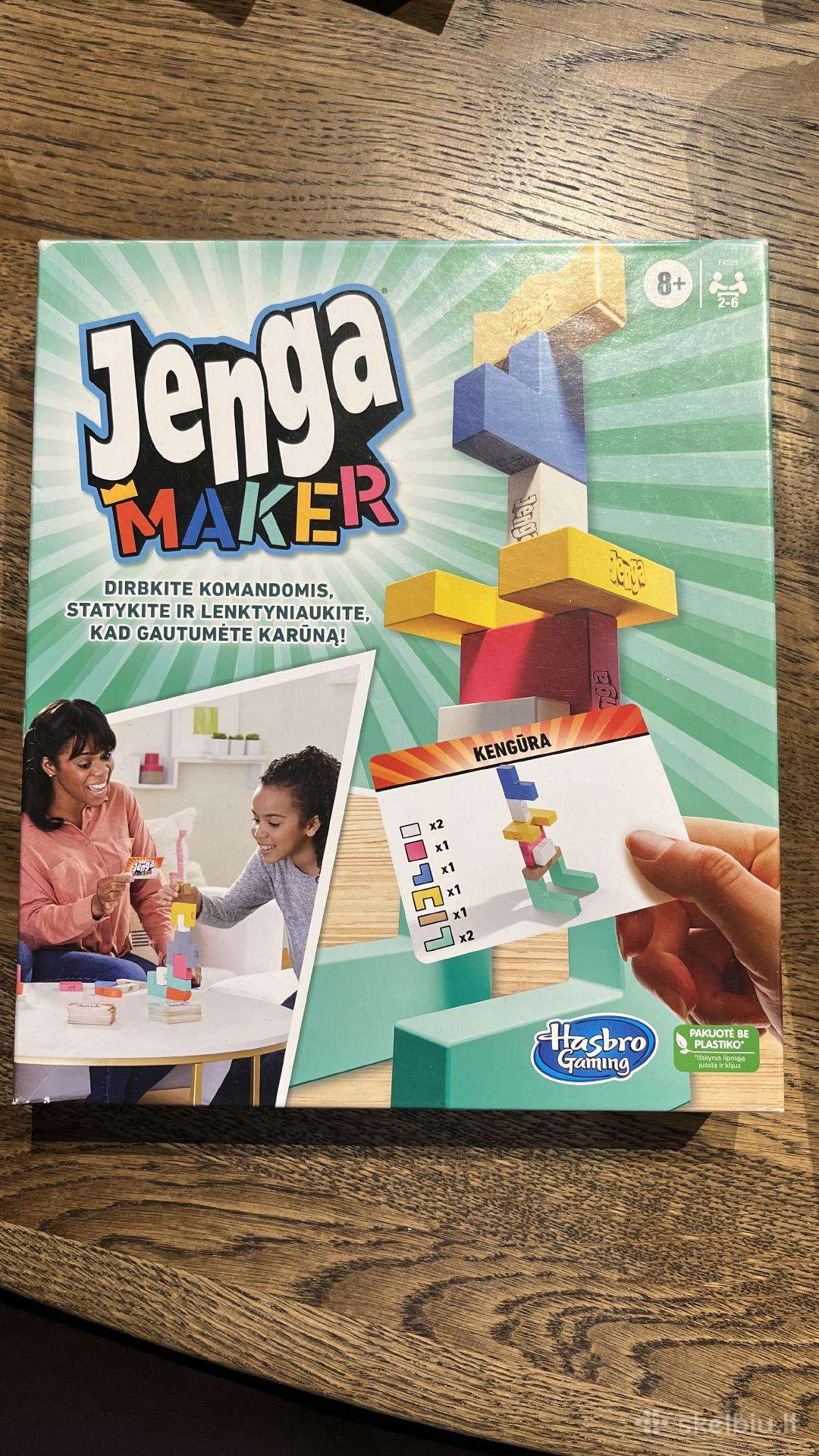 Jenga žaidimas