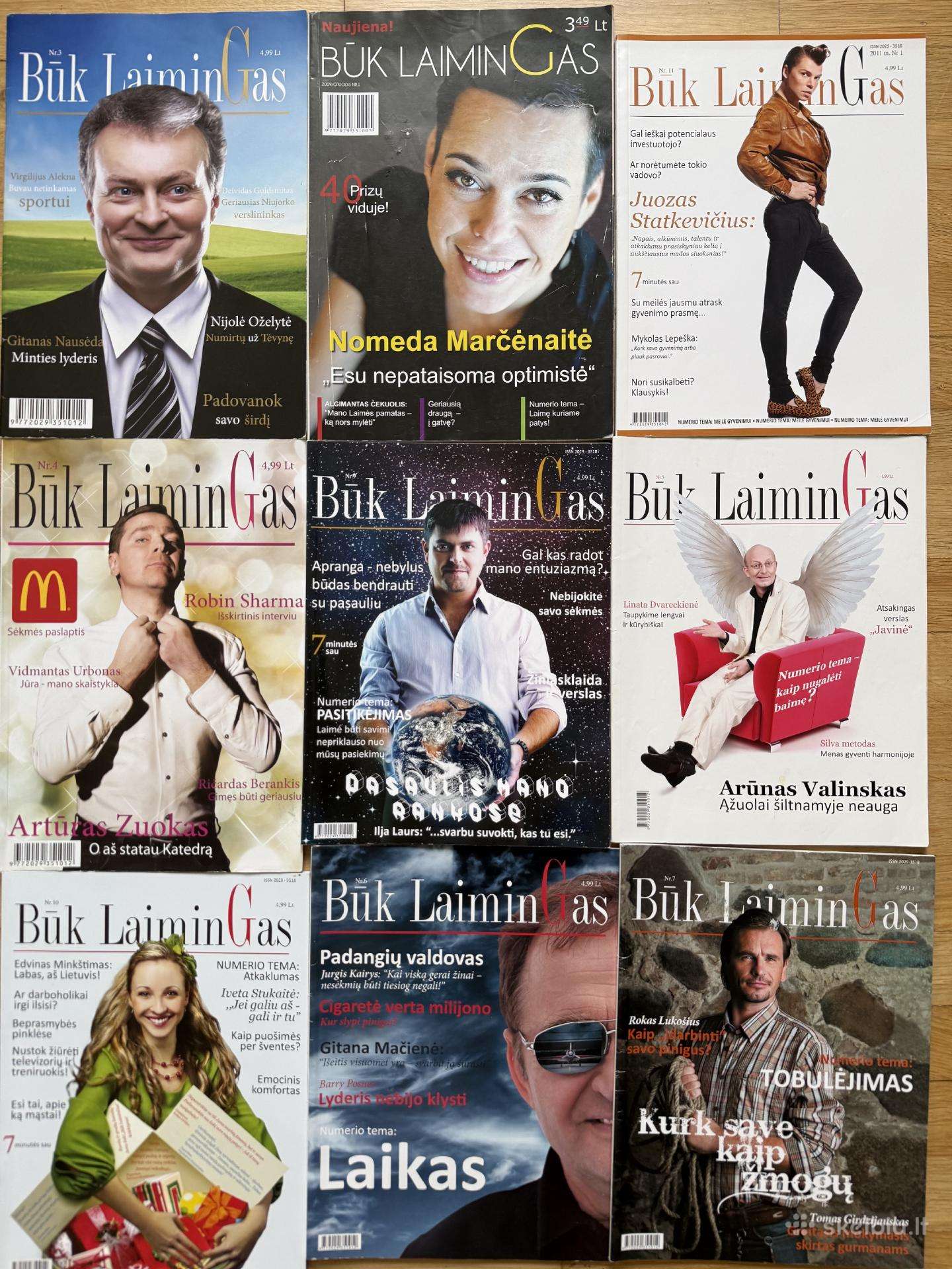 Būk Laimingas žurnalai (11 vnt. komplektas)