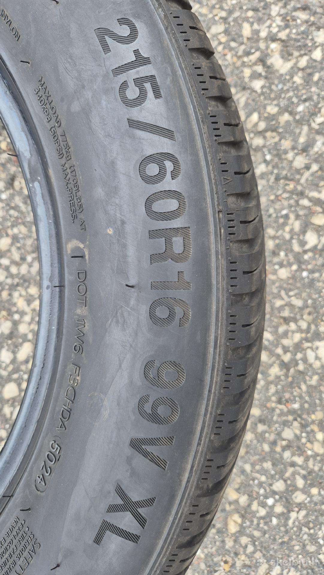 Geros padangos 215/60r16