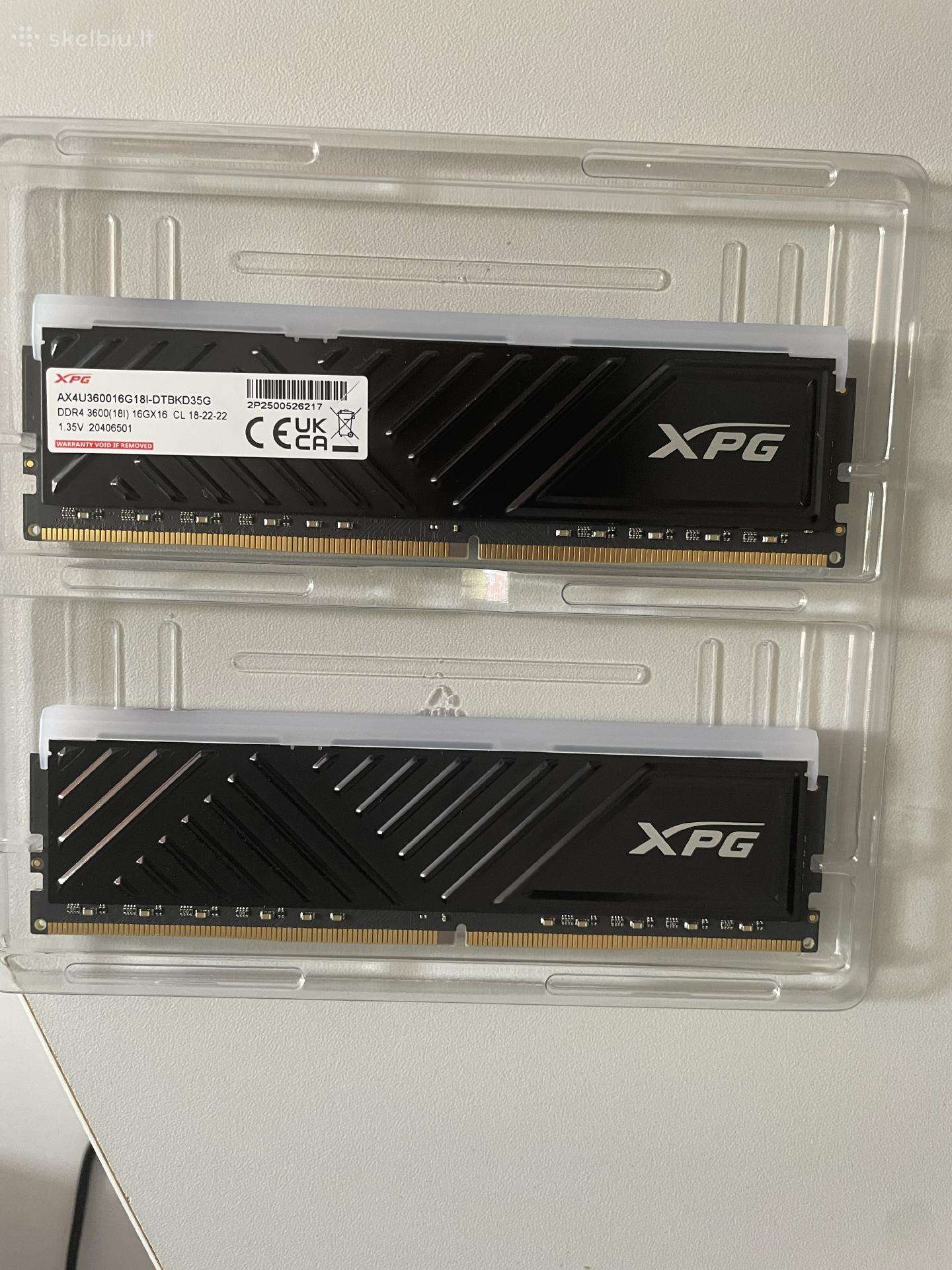 Operatyvinė atmintis(RAM) Xpg 2x16gb 3600mhz Ddr4