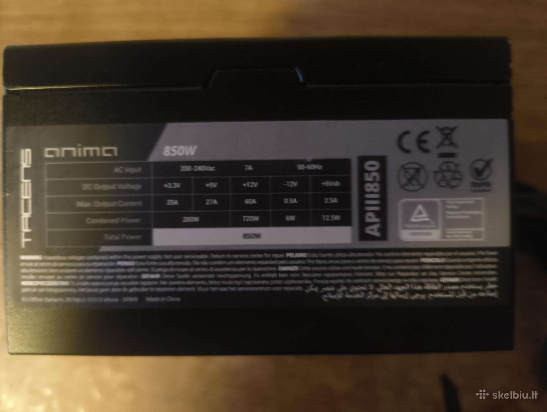 Tencus anima 850w psu