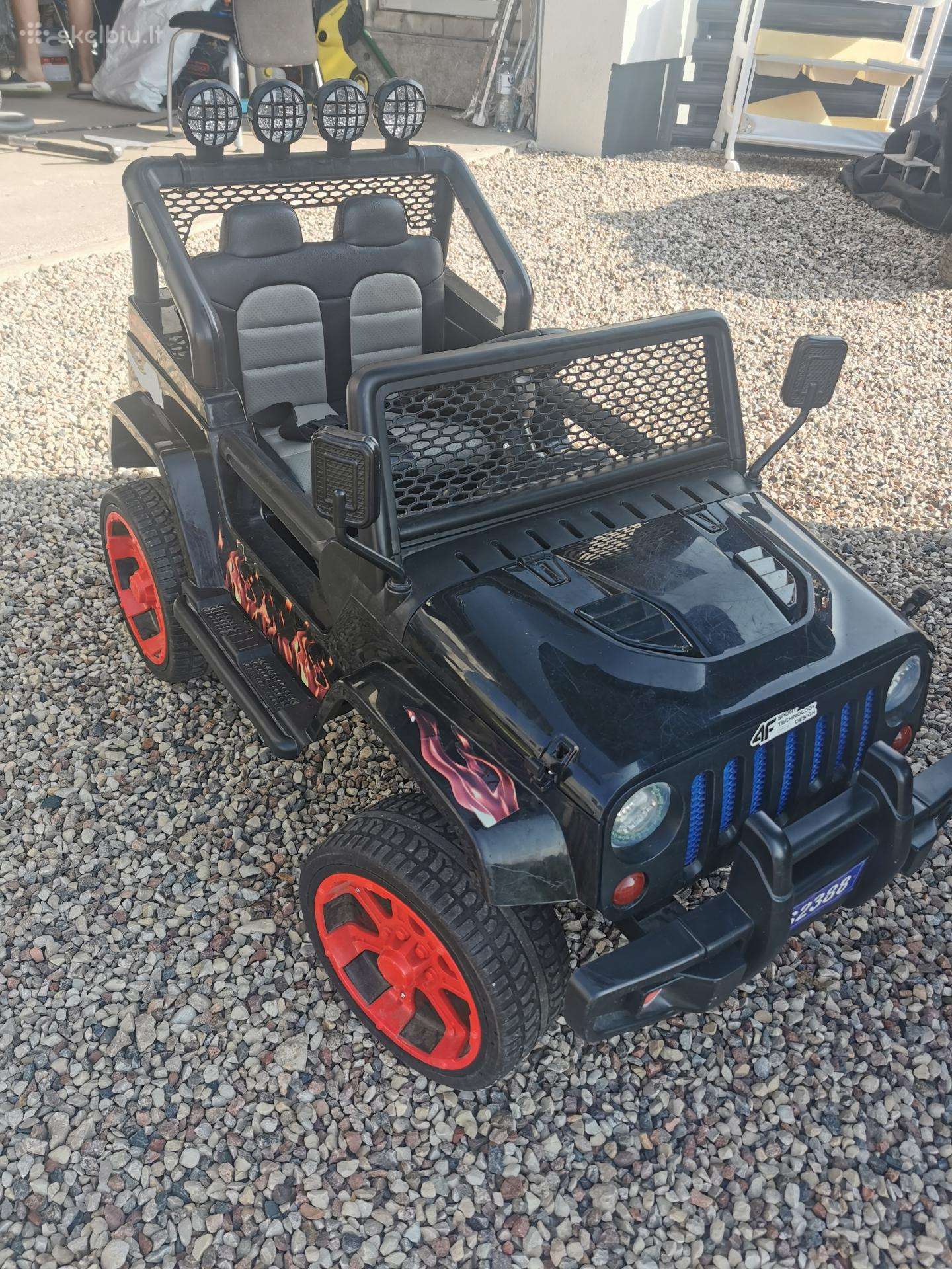 Vaikiškas elektromobilis Džipas Raptor Drifter