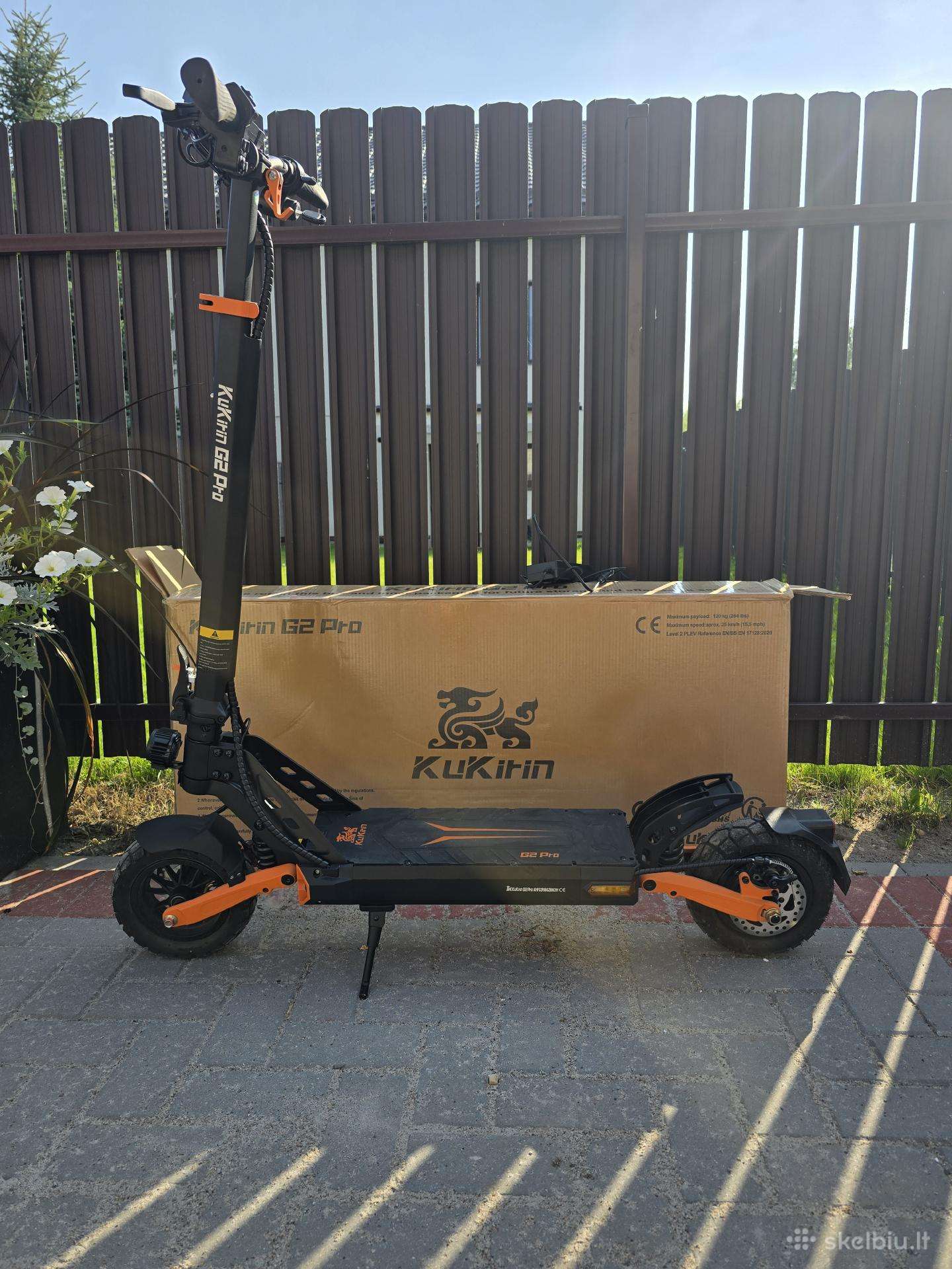 Praktiškai Naujas Kugoo Kukirin G2 Pro