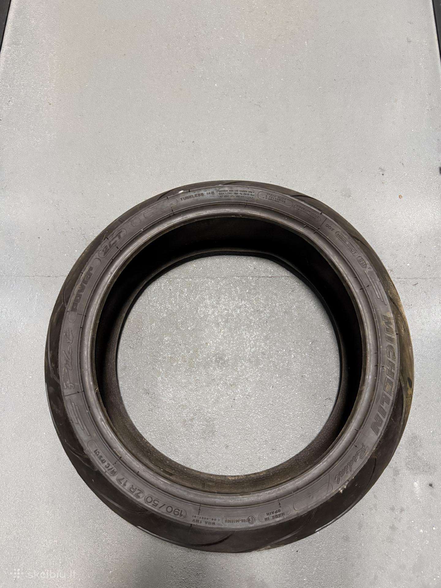 2 moto padangos 190/50 r17 ir 190/55 r17