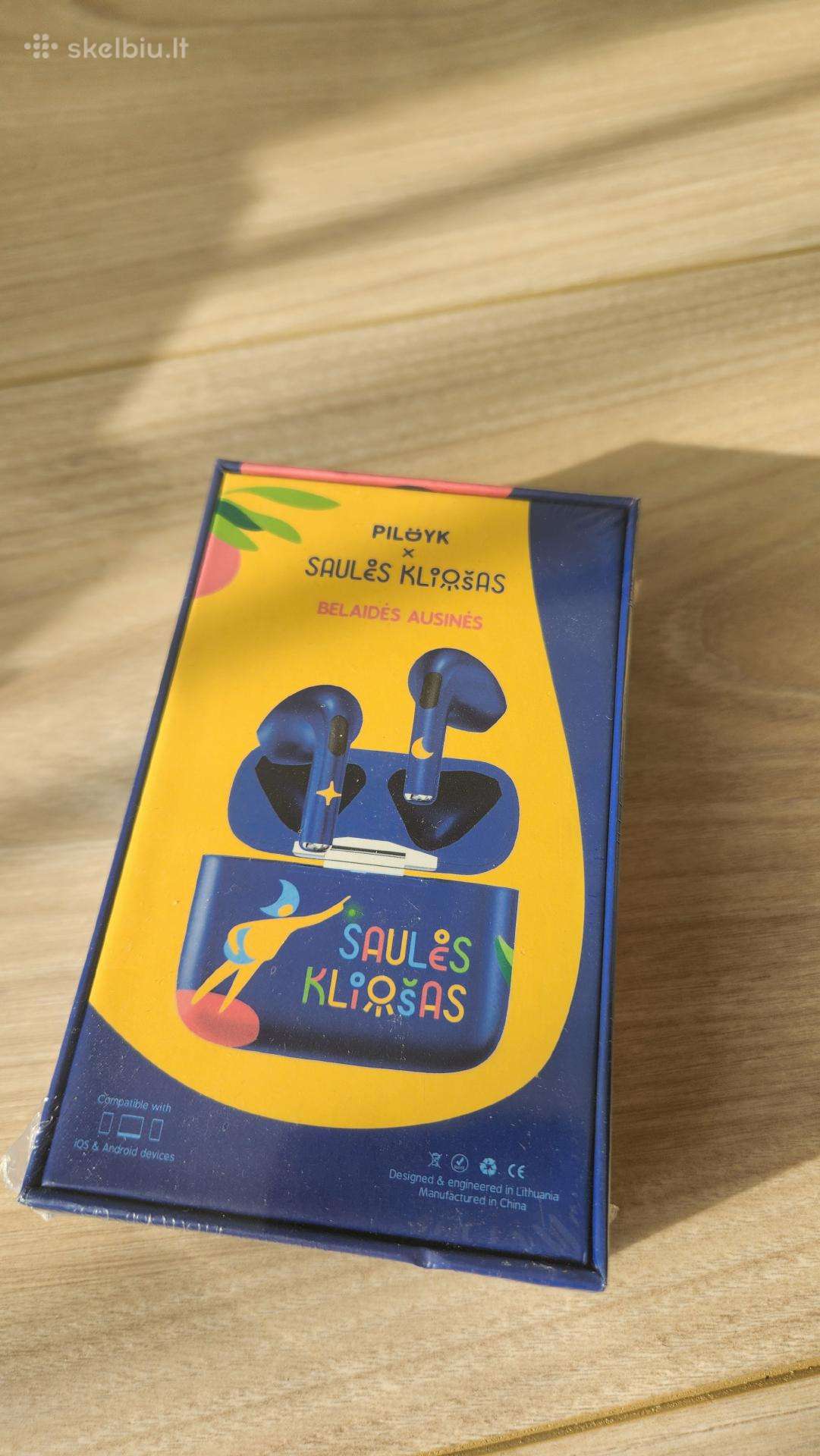 Belaidės ausinės Saulės Kliošas