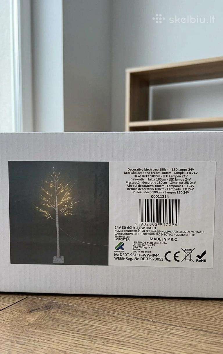 Dekoratyvinis LED medis-beržas 180cm