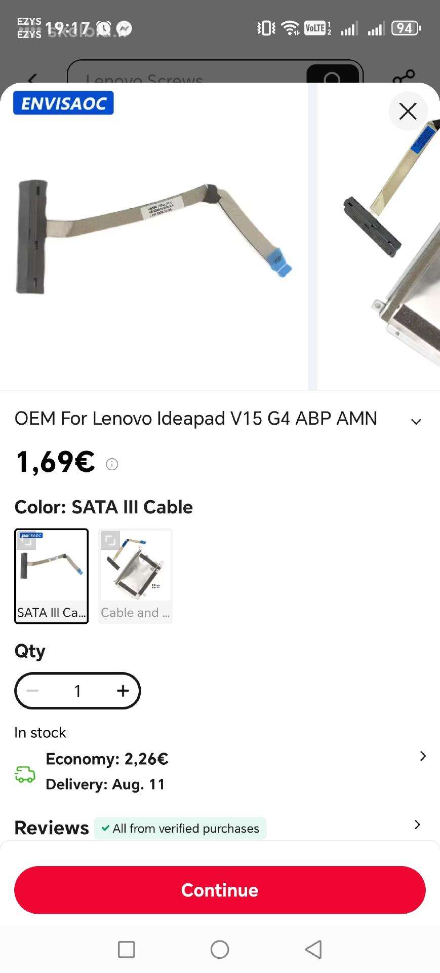 Ieškau tokio laido Lenovo SSD/HDD