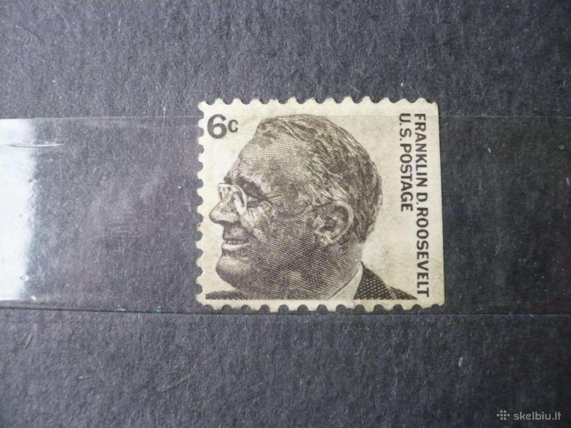 1966 Žymūs amerikiečiai – Rooseveltas Mhn