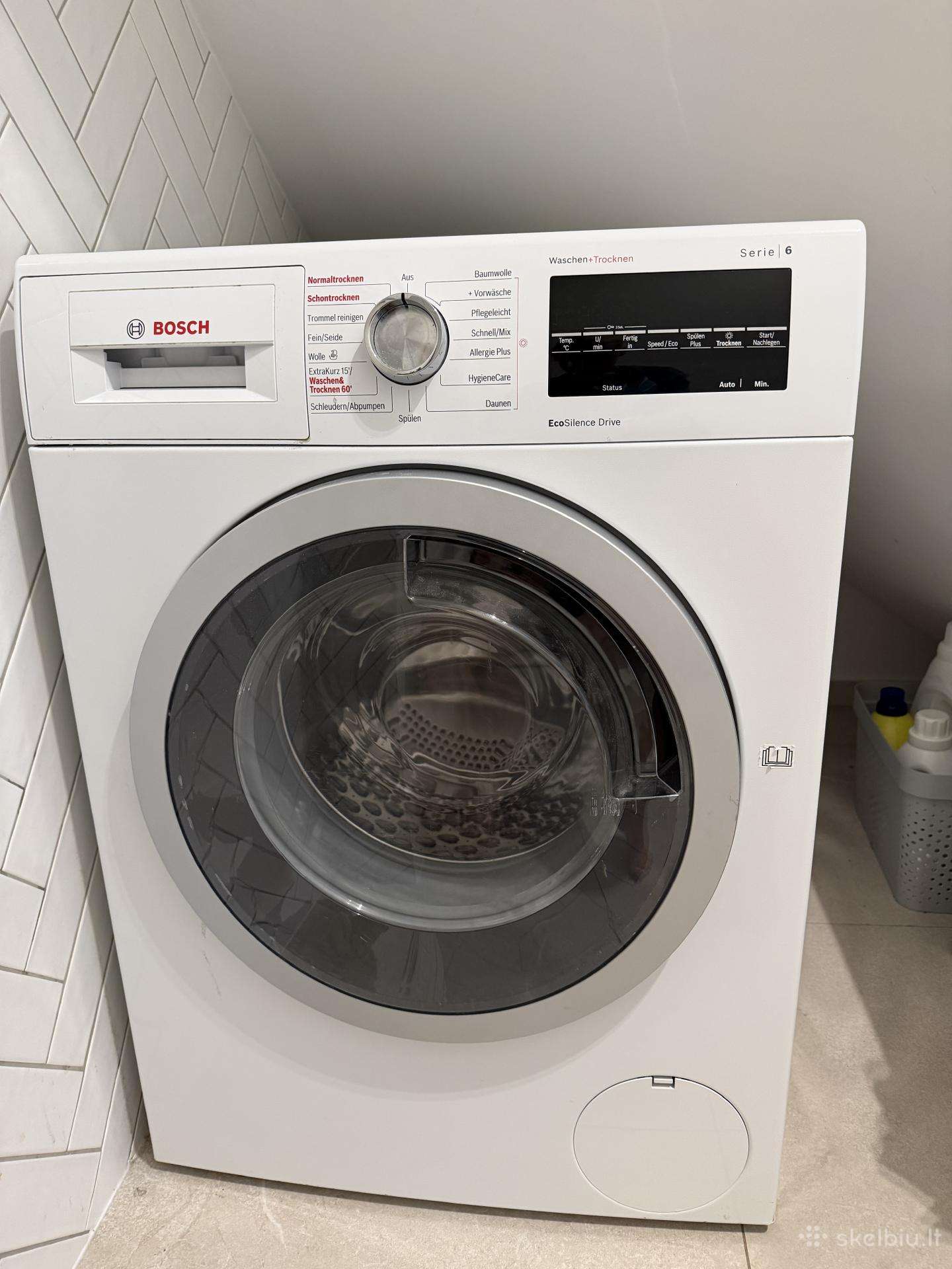 Parduodama skalbyklė-džiovyklė Bosch 6 series