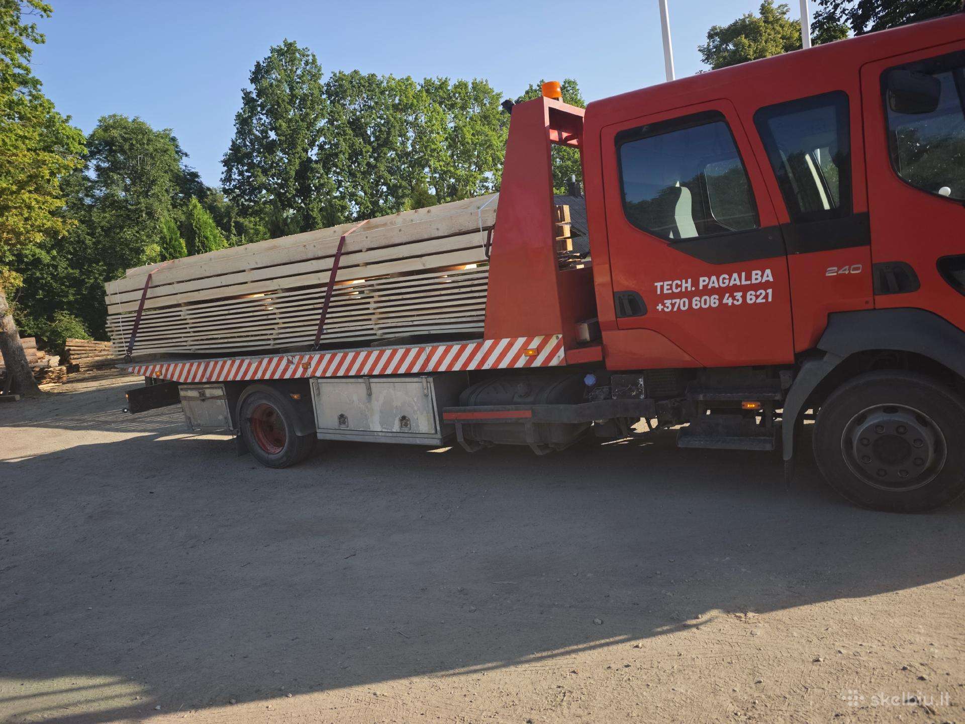 Tralo paslugos, tralas Šiauliai, tech. Pagalba