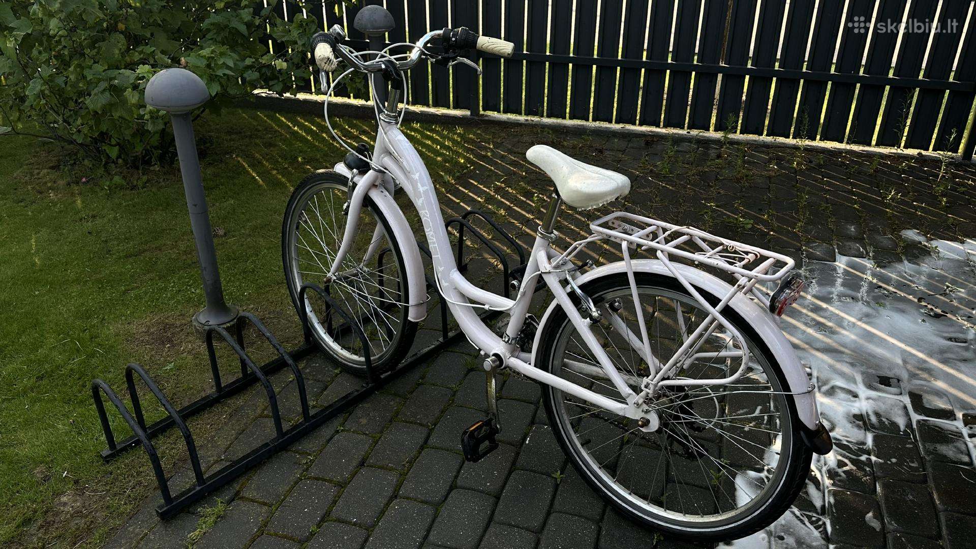 Mergaitės dviratukas miestinis