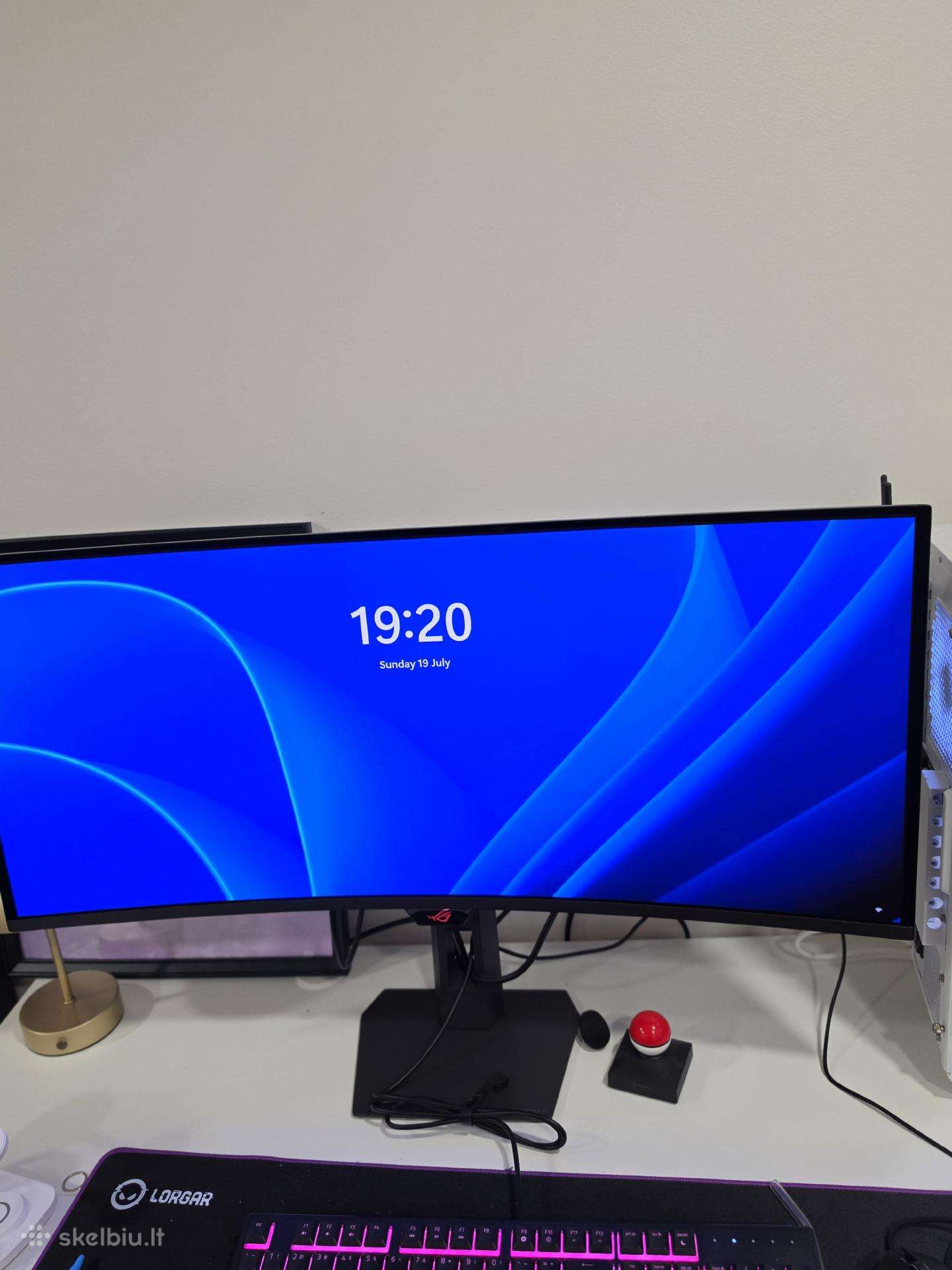 Oled ultrawide monitorius Asus Rog Strix
