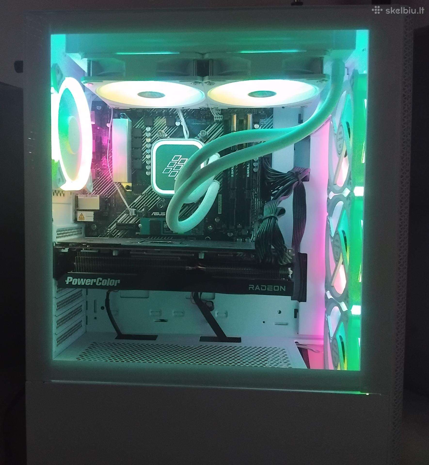 Galingas gaming kompiuteris Rx 7800xt 16gb Vram