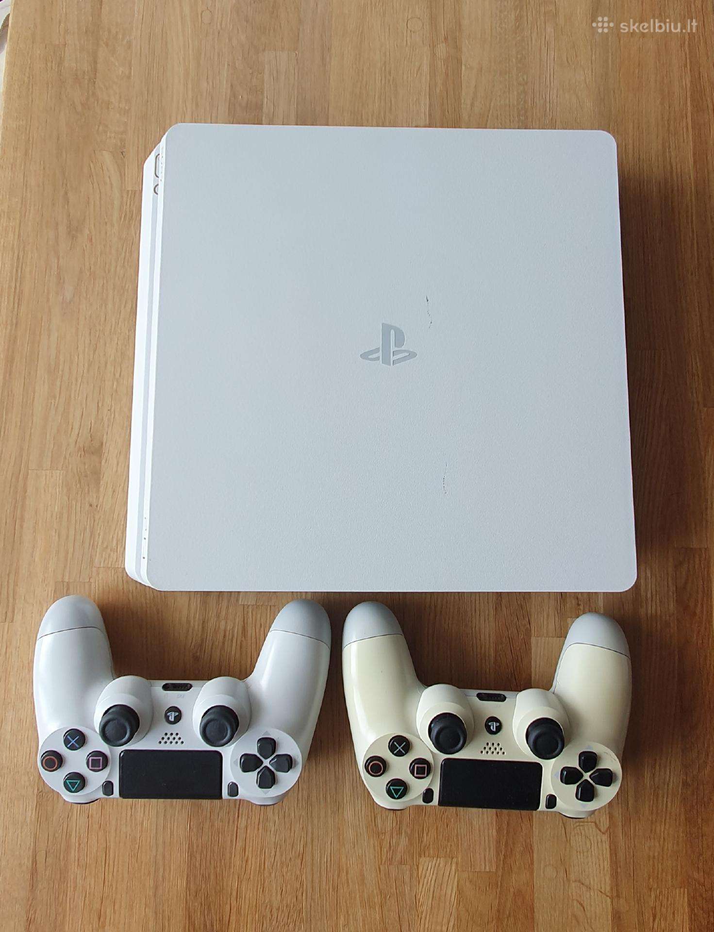 Ps4 slim 500gb Atrištas/jailbroken + 2 pulteliai