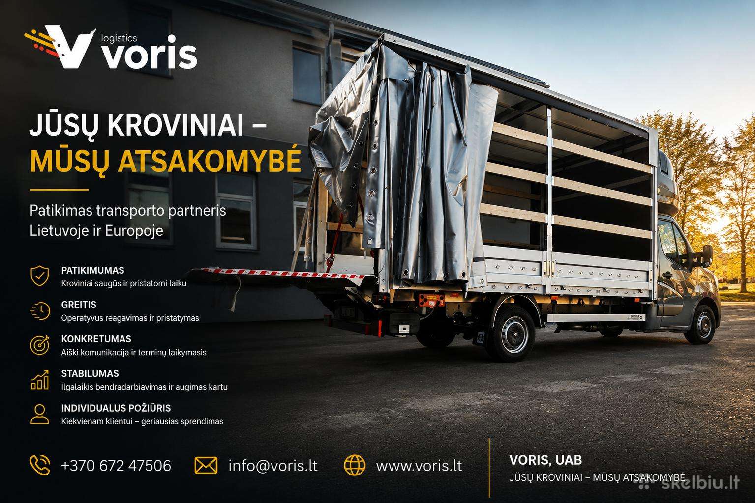 Vokietija - Lietuva - Kroviniu Pervezimas