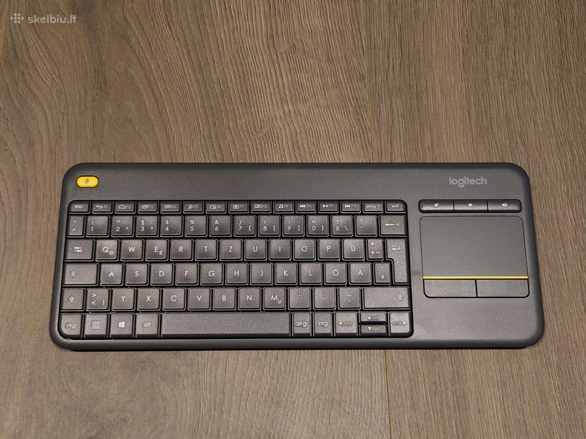 Logitech K400 Plus Qwertz vokiškas išdėstymas