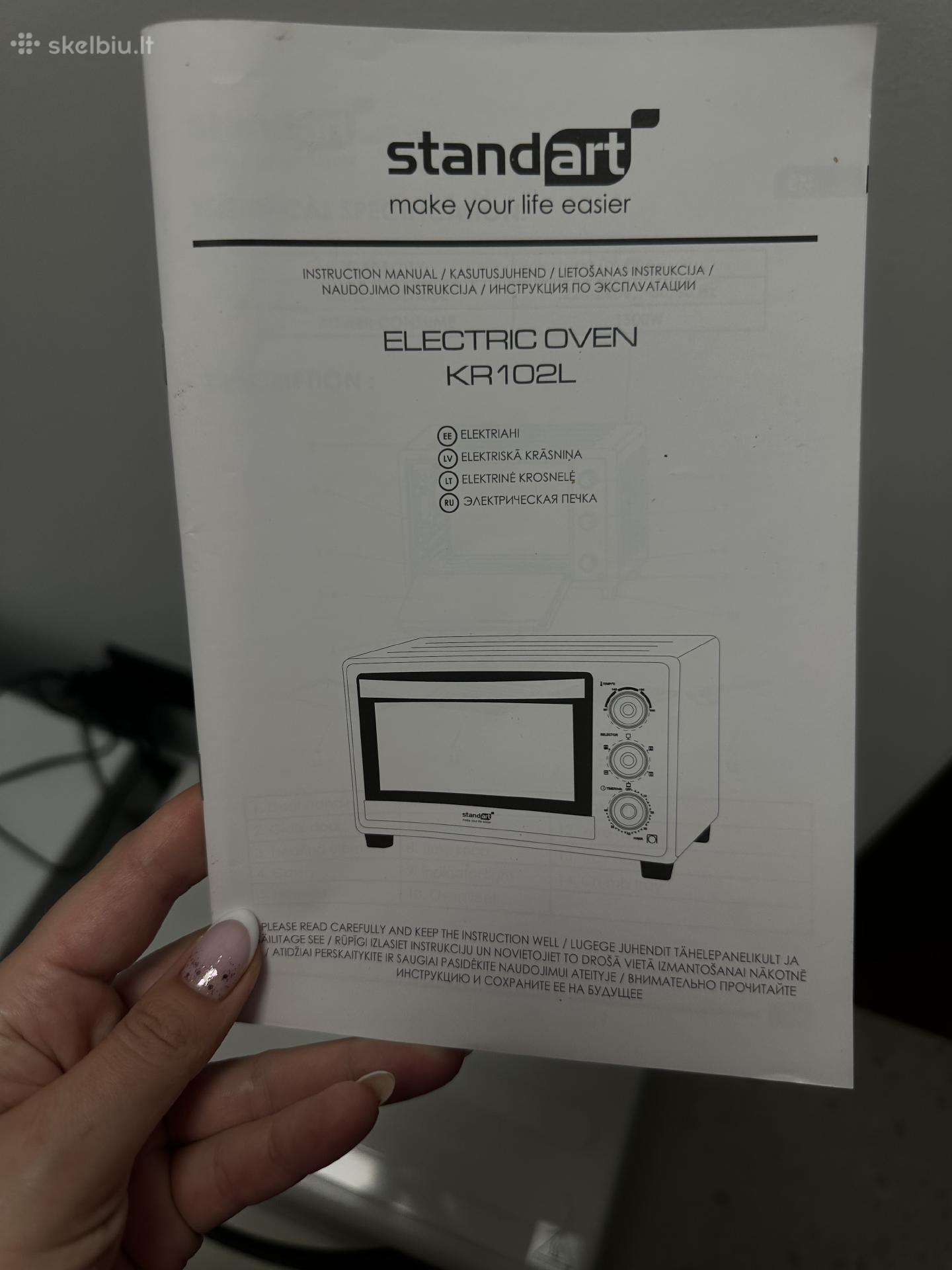 Mini elektrinė orkaitė Standart Kr-102l-36