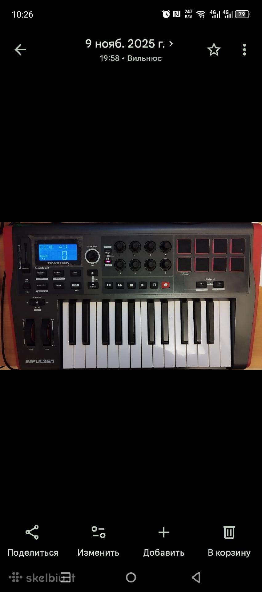 Midi controller Novation