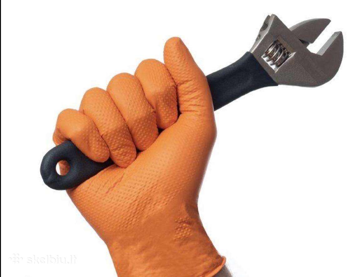 Pirštinės Maxgrip L100vnt
