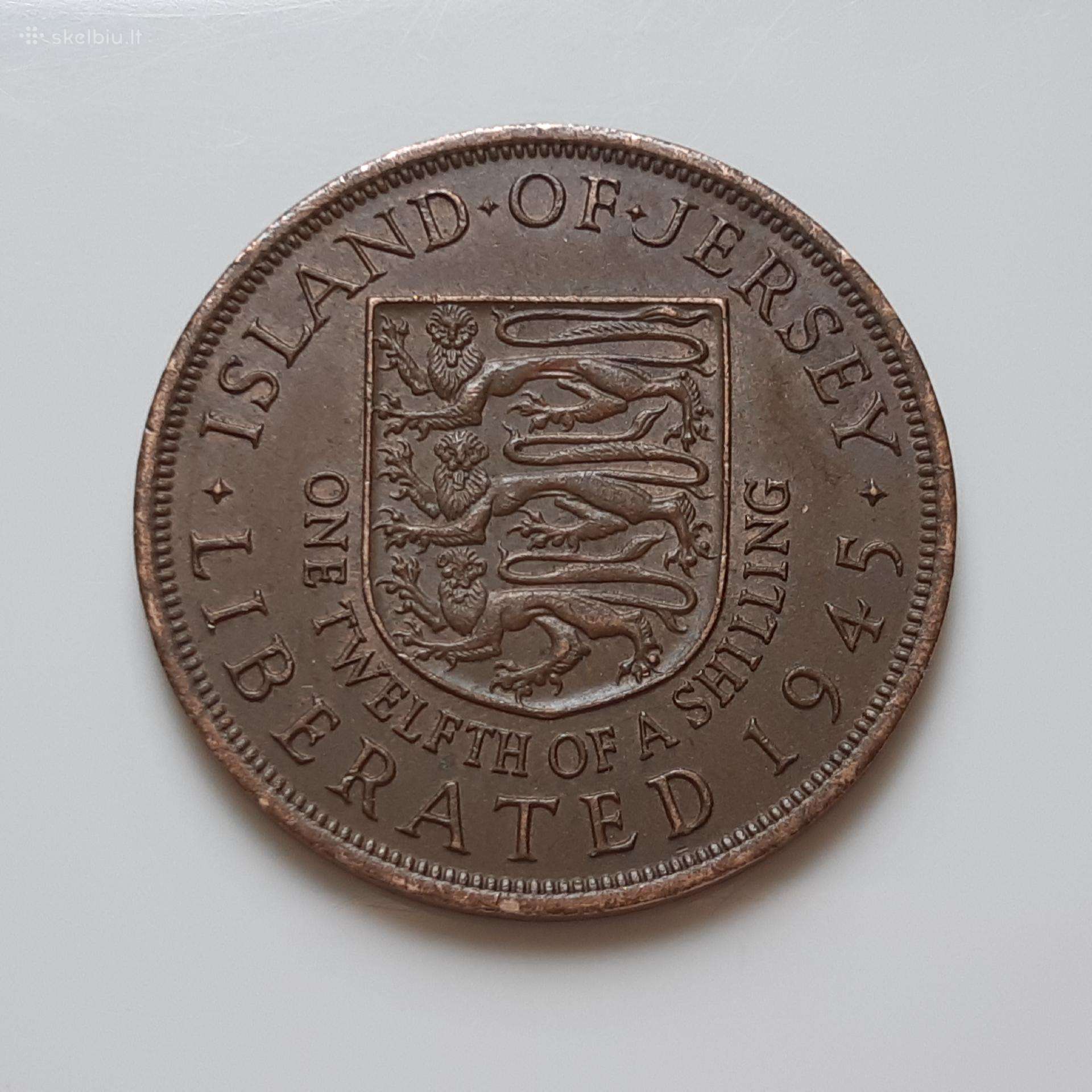 Džersis 1/12 šilingo 1949