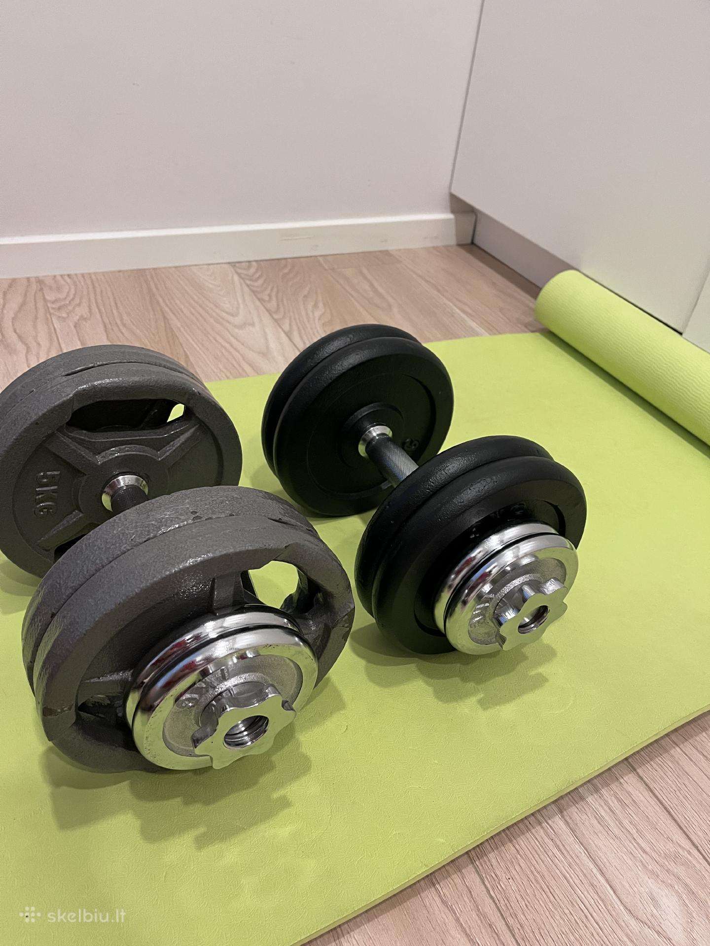 Surenkami hanteliai po 26kg