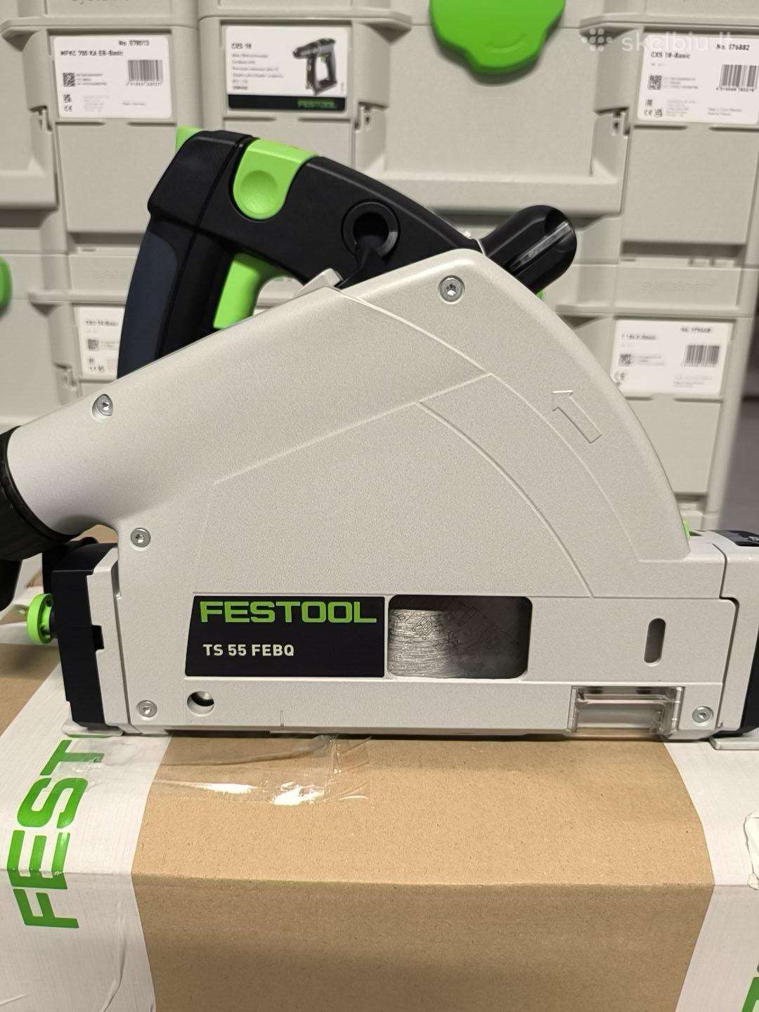 Nauji Festool irankiai, akcija akumuliatoriniams-