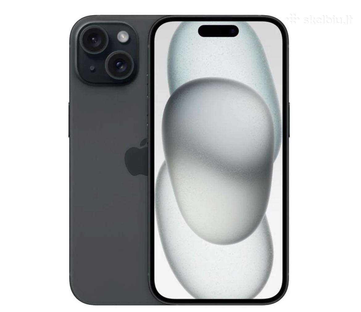 iPhone 15, 128gb,juodas
