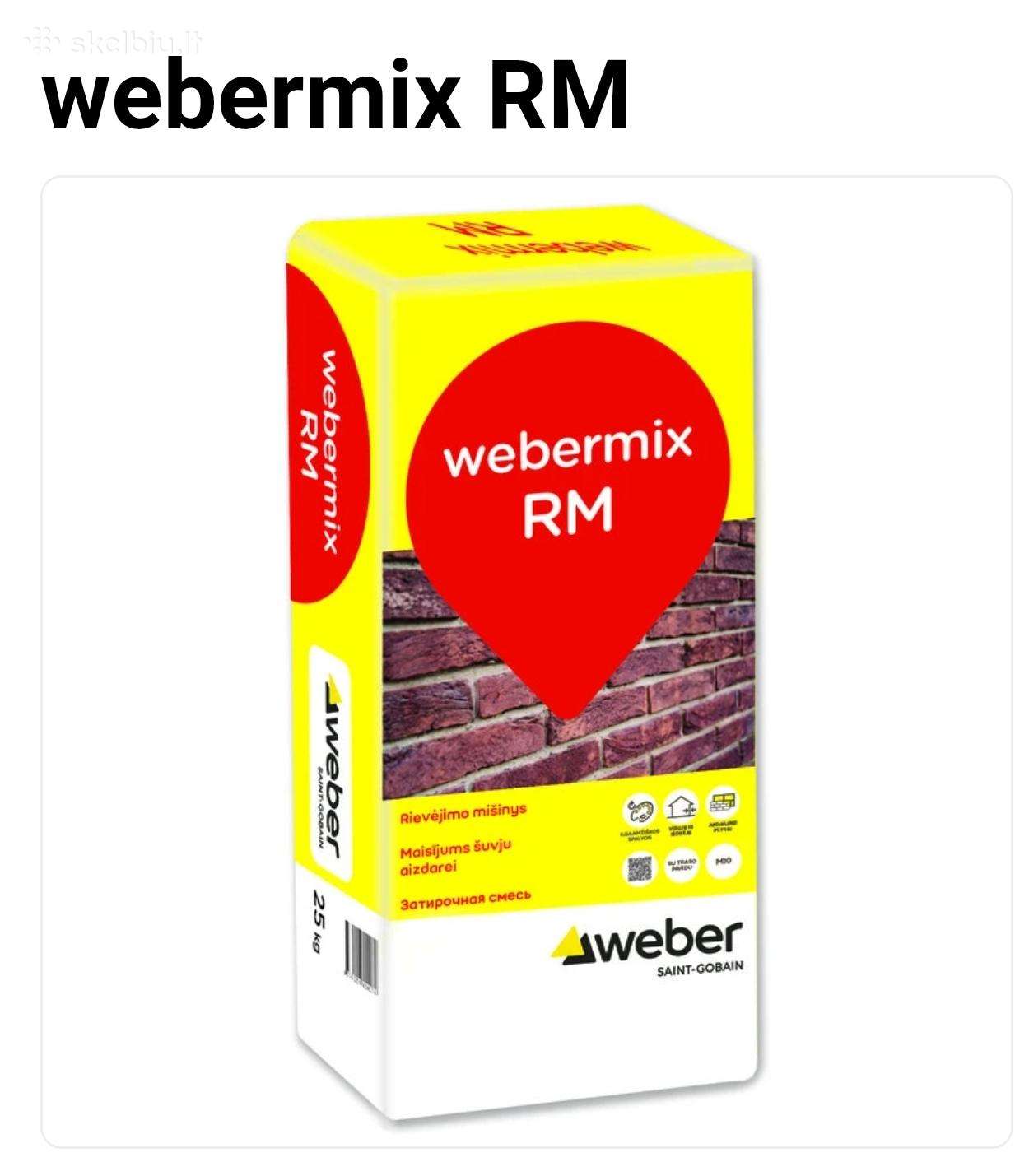 Fuga klinkerio webermix