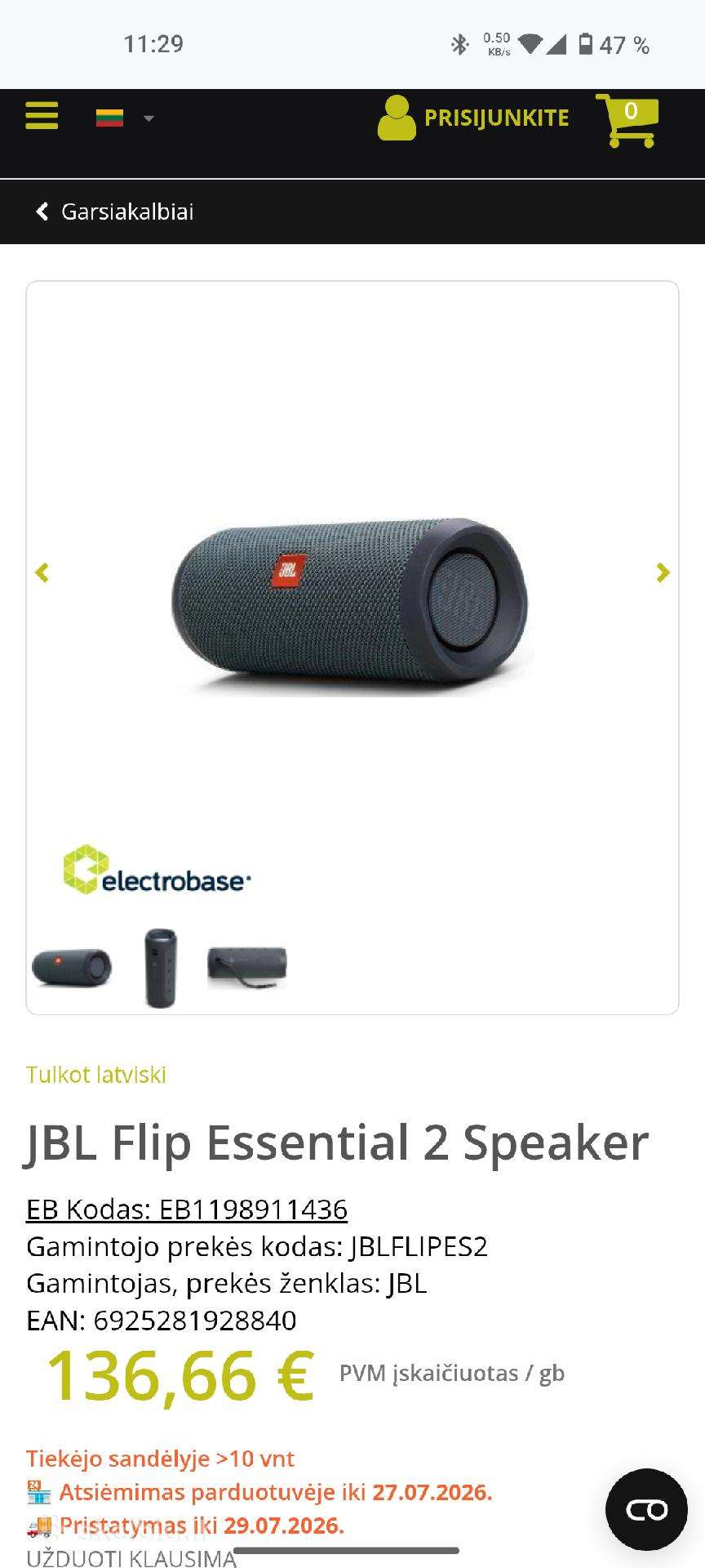 Skubiai,pigiai Naujausio modelio Jbl Bluetooth