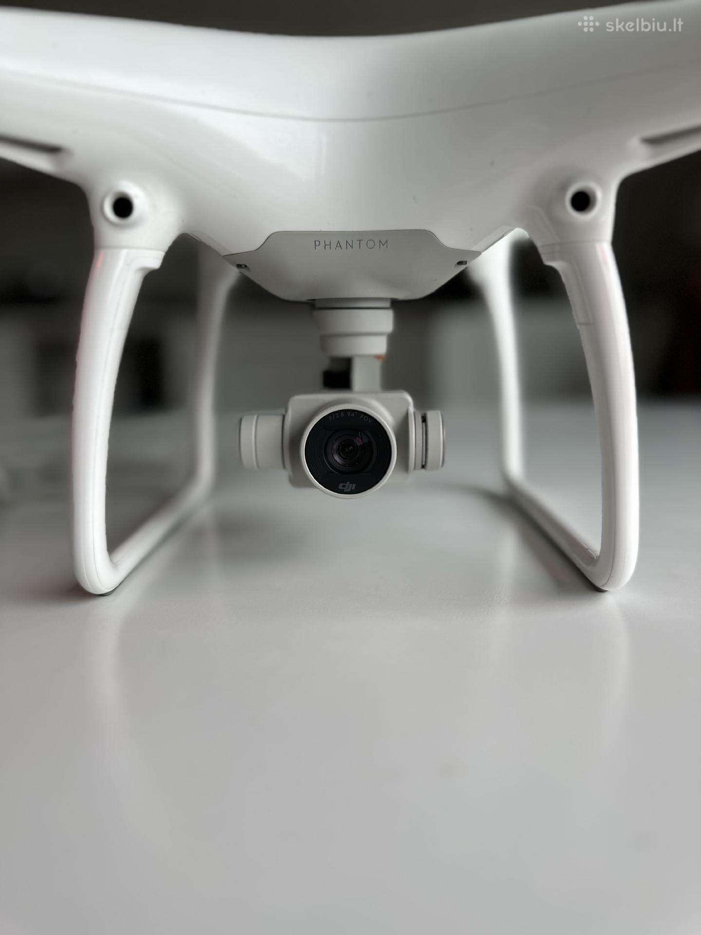 Dji Phantom 4, 4k dronas, pilnas komplektas