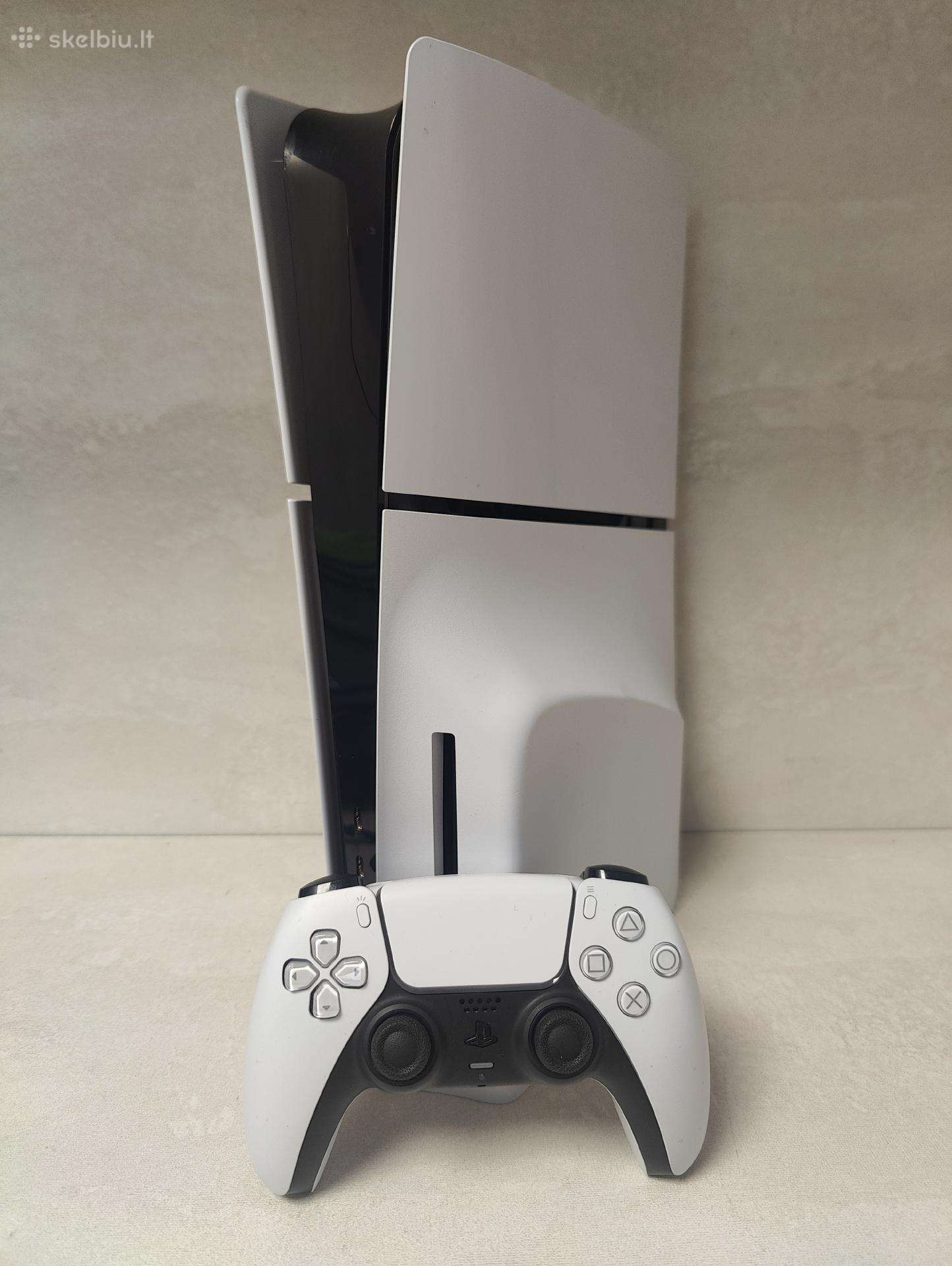 Atrišama Ps5 Slim diskinė konsolė su garantija