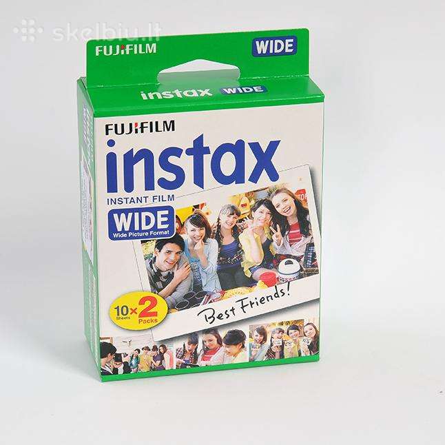 Instax wide kasetės momentinės fotoplokštelės 2x10